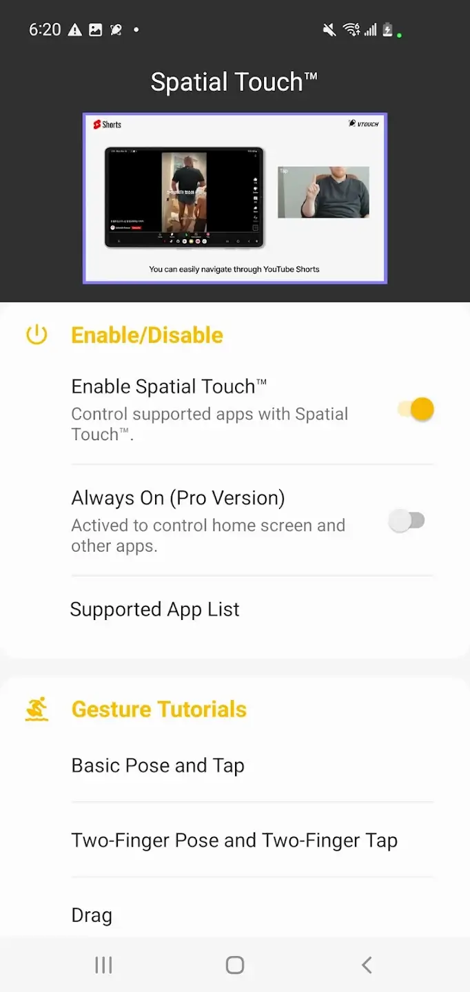 Screenshot Spatial Touch APK