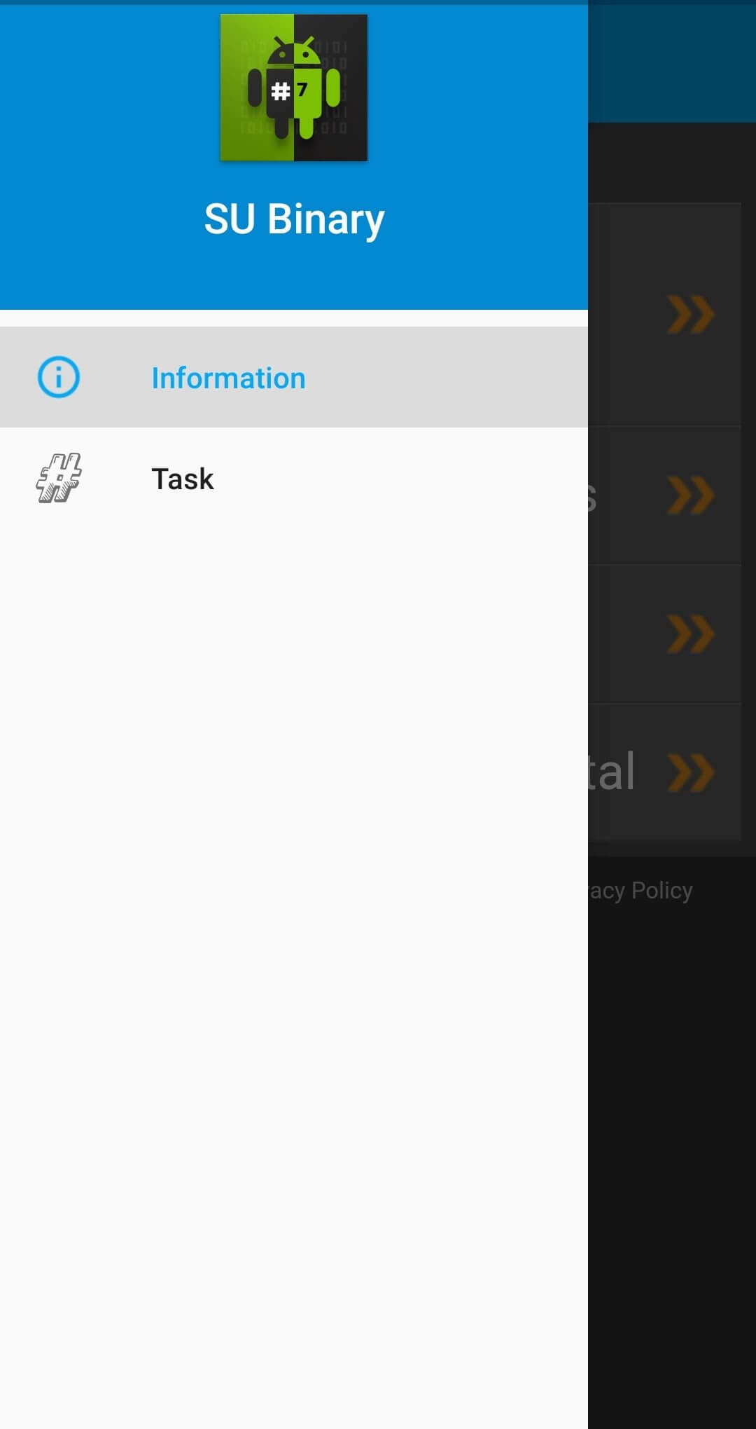Screenshot SU Binary Check APK
