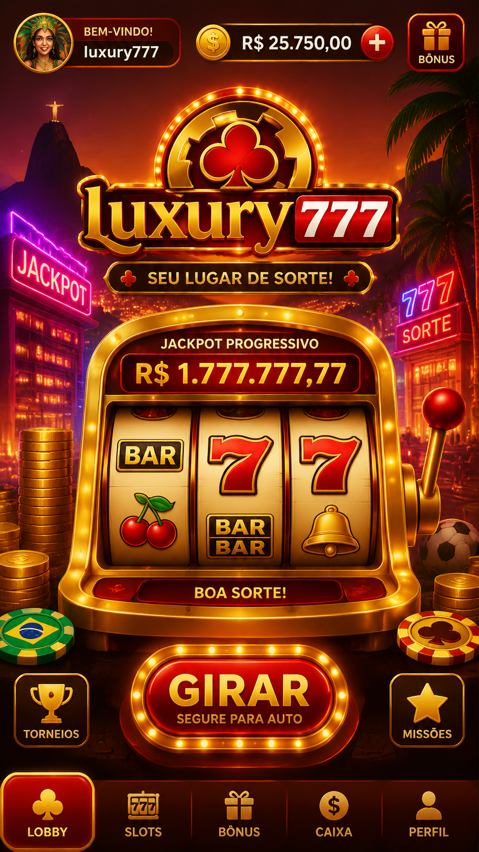 Screenshot Luxury777 APK 2.9.4