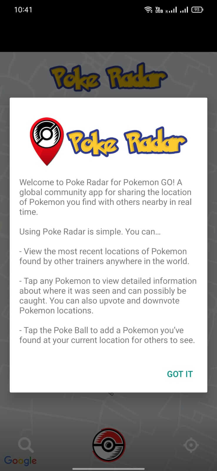 Screenshot Poke Radar APK v1.6 untuk Android