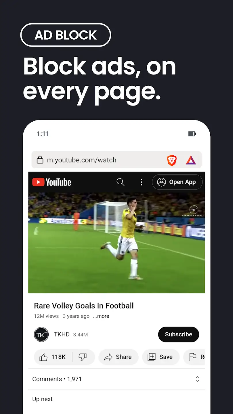 Screenshot Brave Browser APK v1.90.121