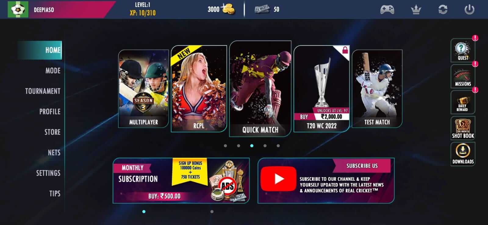 Screenshot Real Cricket 22