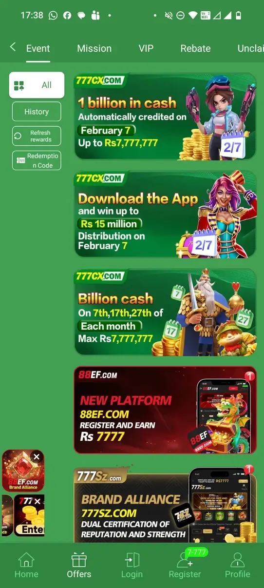 Screenshot 777CX APK