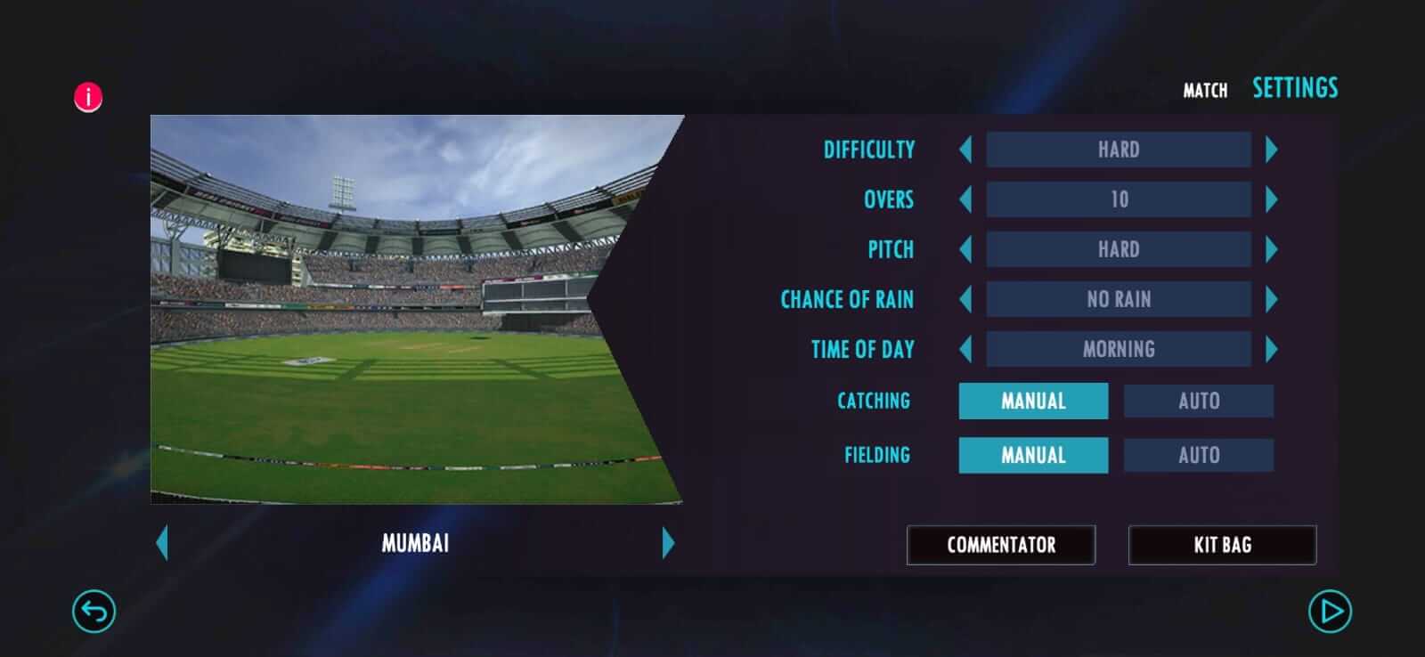 Screenshot Real Cricket 22