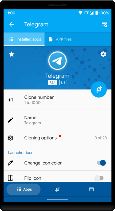 Screenshot App Cloner APK v2.17.15 untuk Android