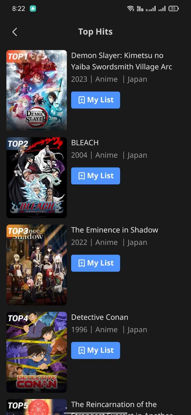 Screenshot Bstation APK