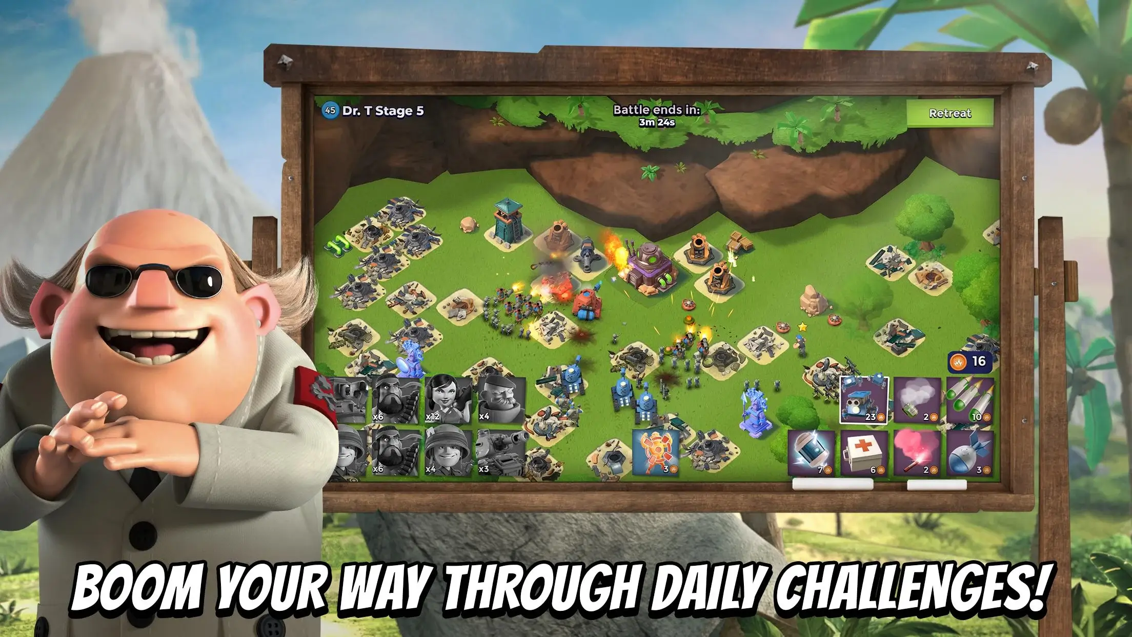 Screenshot Boom Beach APK v61.102 - Strategi Perang Pulau Seru