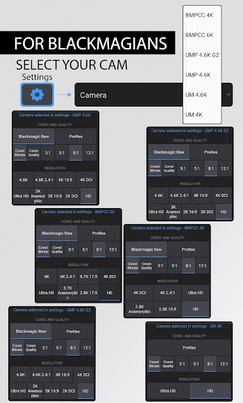 Screenshot Blackmagic Camera APK