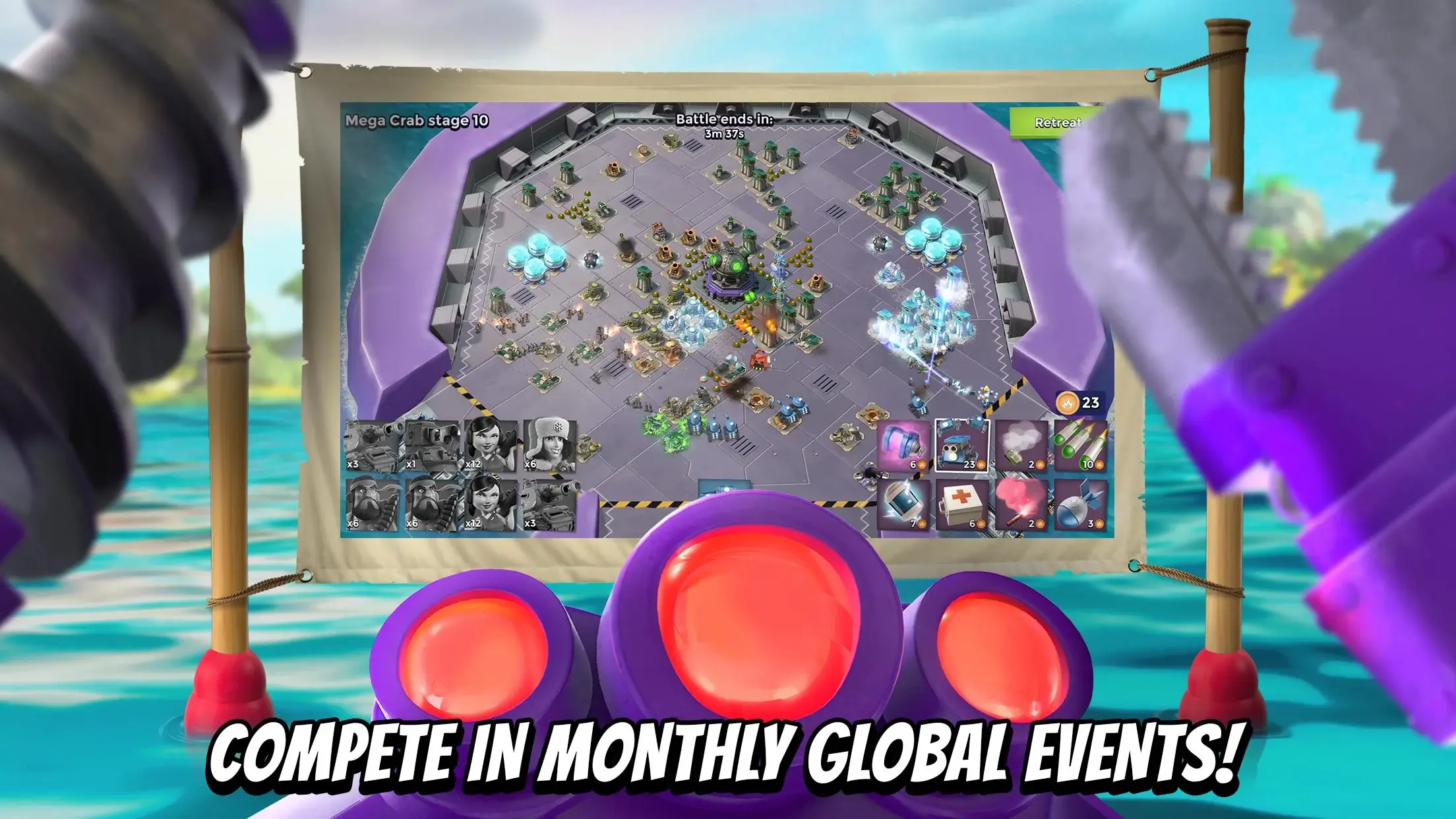 Screenshot Boom Beach APK v61.102 - Strategi Perang Pulau Seru