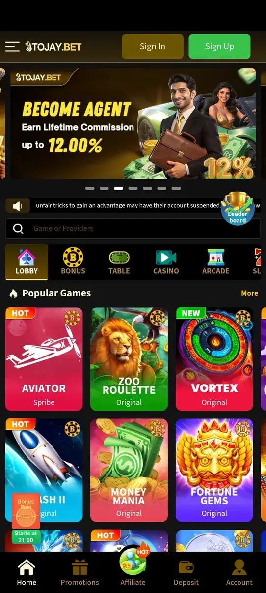 Screenshot 2J Bet APK Download v1.1.1