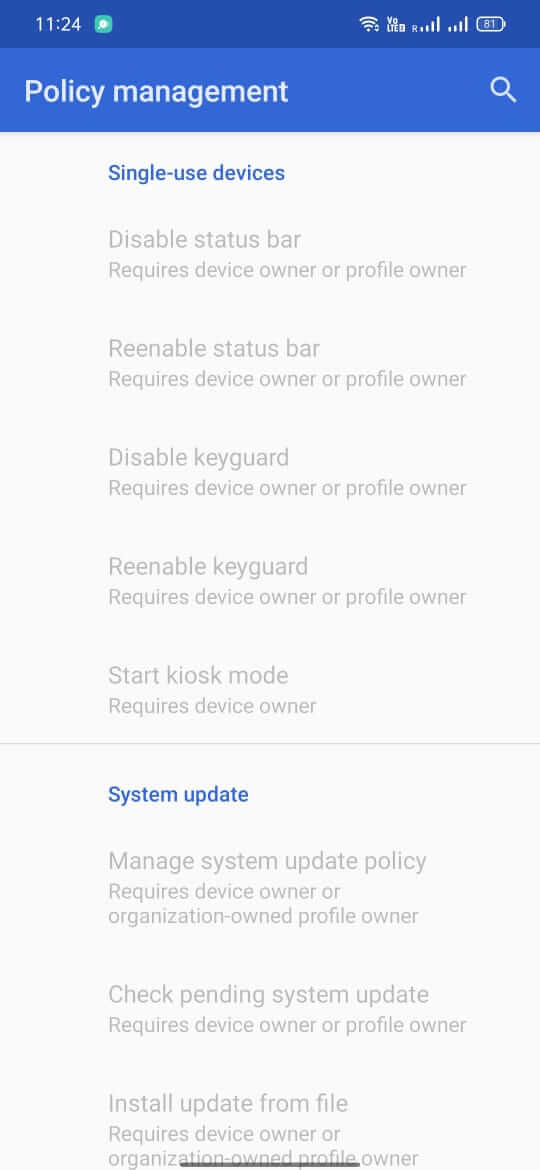 Screenshot Test DPC APK v9.0.16 untuk Pengujian Aplikasi Android