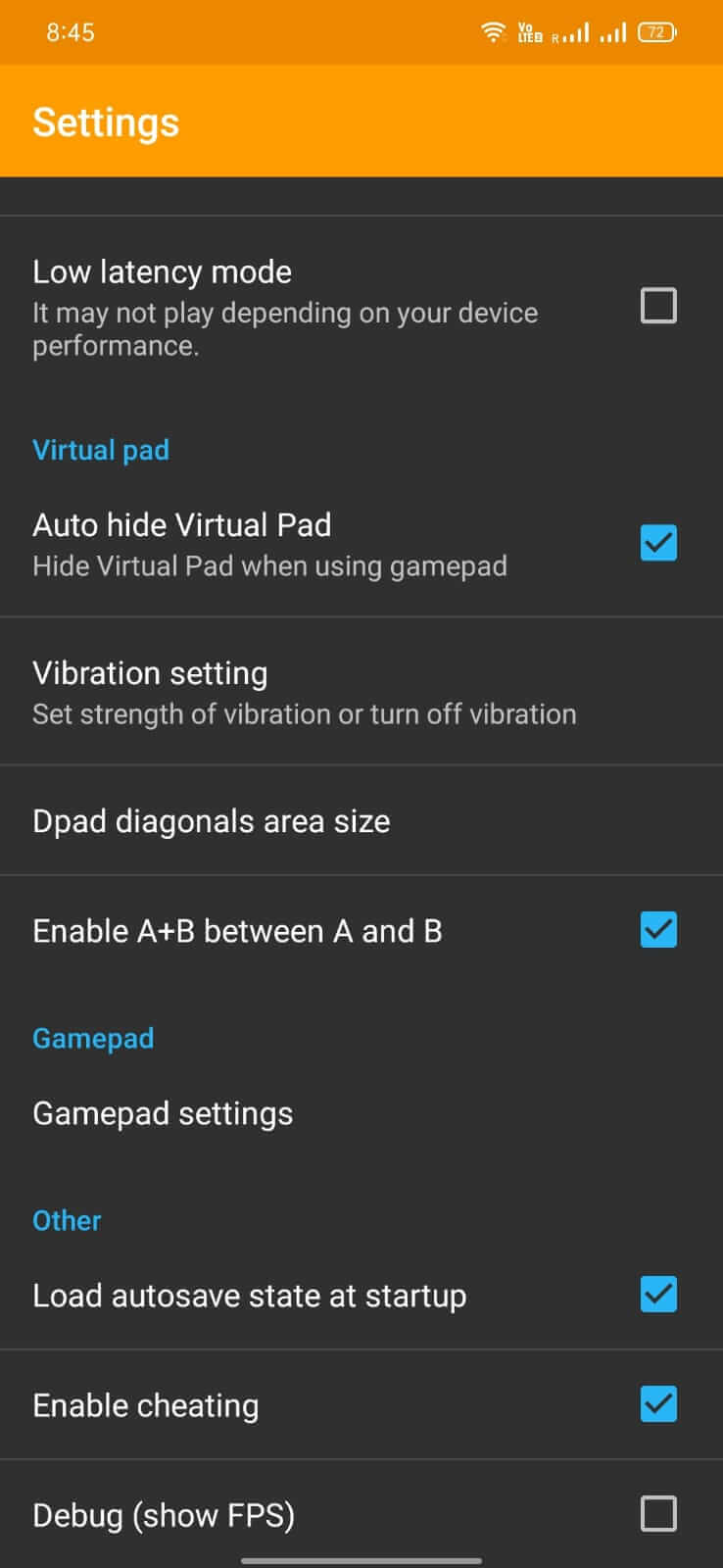 Screenshot John GBA Lite APK 4.14