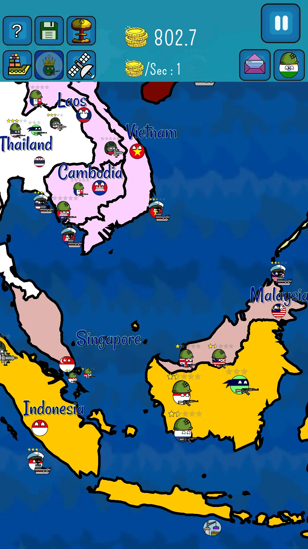 Screenshot Dictators: No Peace APK v62