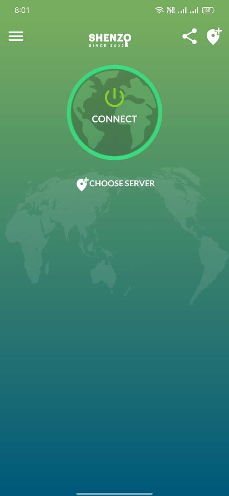 Screenshot Shenzo VPN APK