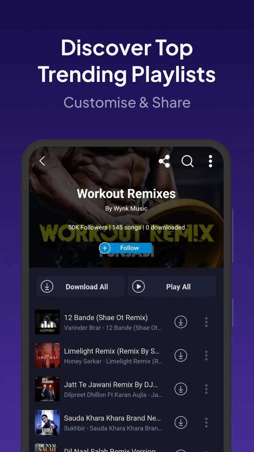 Screenshot Wynk Music APK