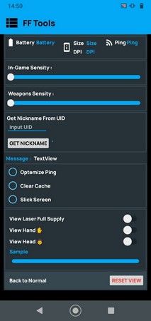 Screenshot FF Tools APK