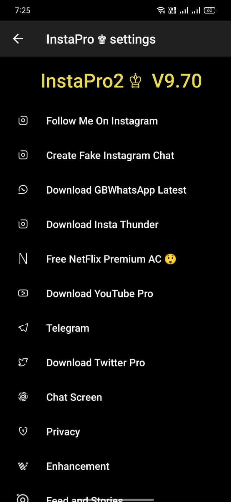 Screenshot Insta Pro 2 APK v14.80