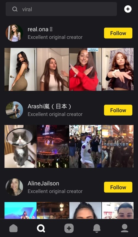 Screenshot SnackVideo APK v13.3.40.544603 untuk Android