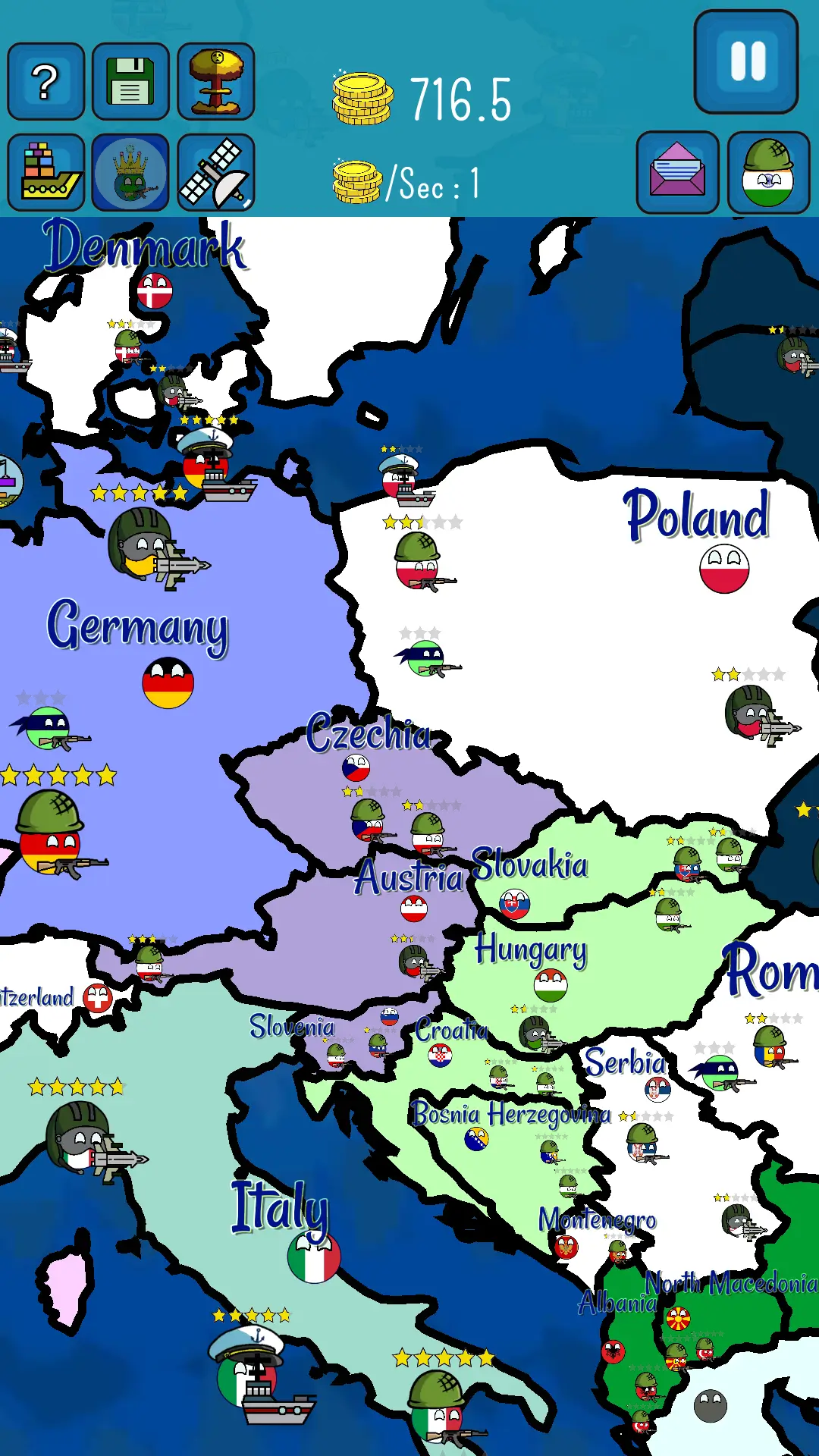 Screenshot Dictators: No Peace APK v62