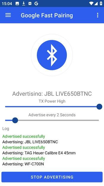 Screenshot Bluetooth LE Spam APK