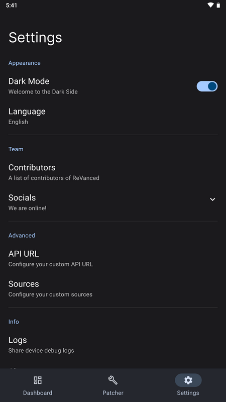 Screenshot ReVanced Manager APK 2.4.0