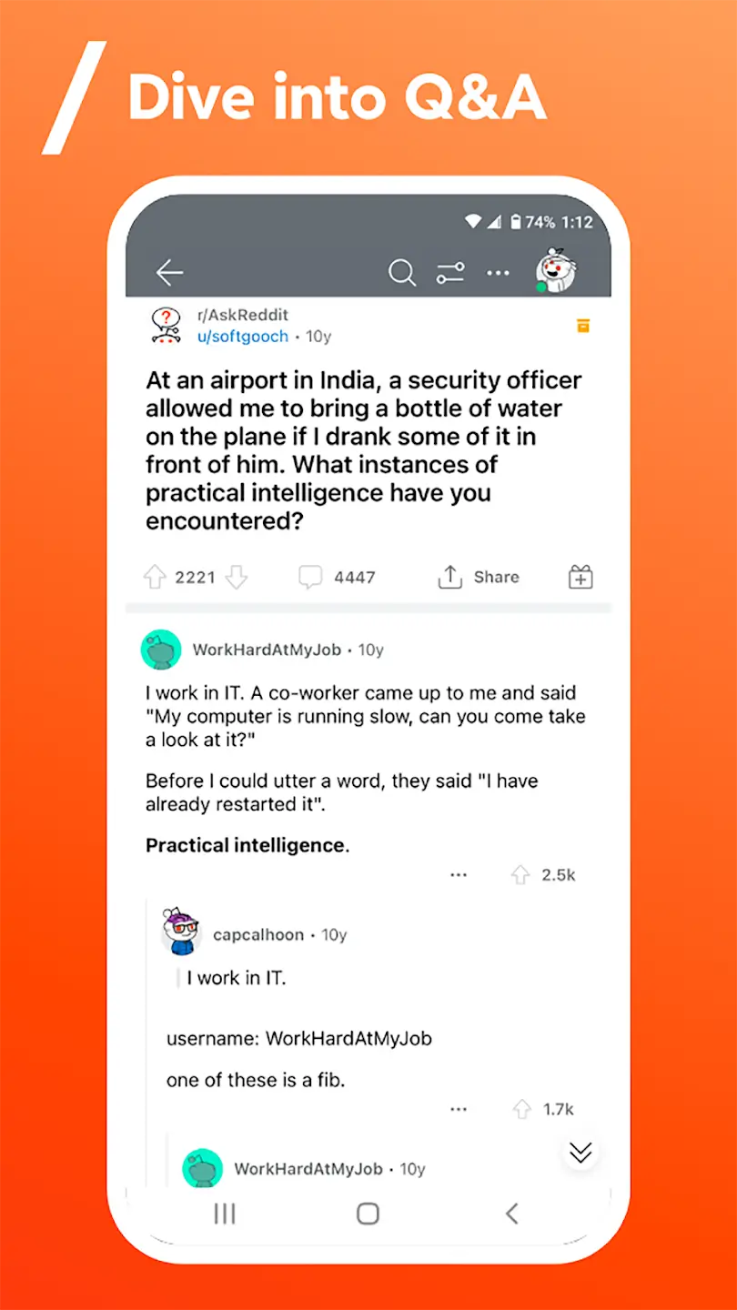 Screenshot Reddit APK