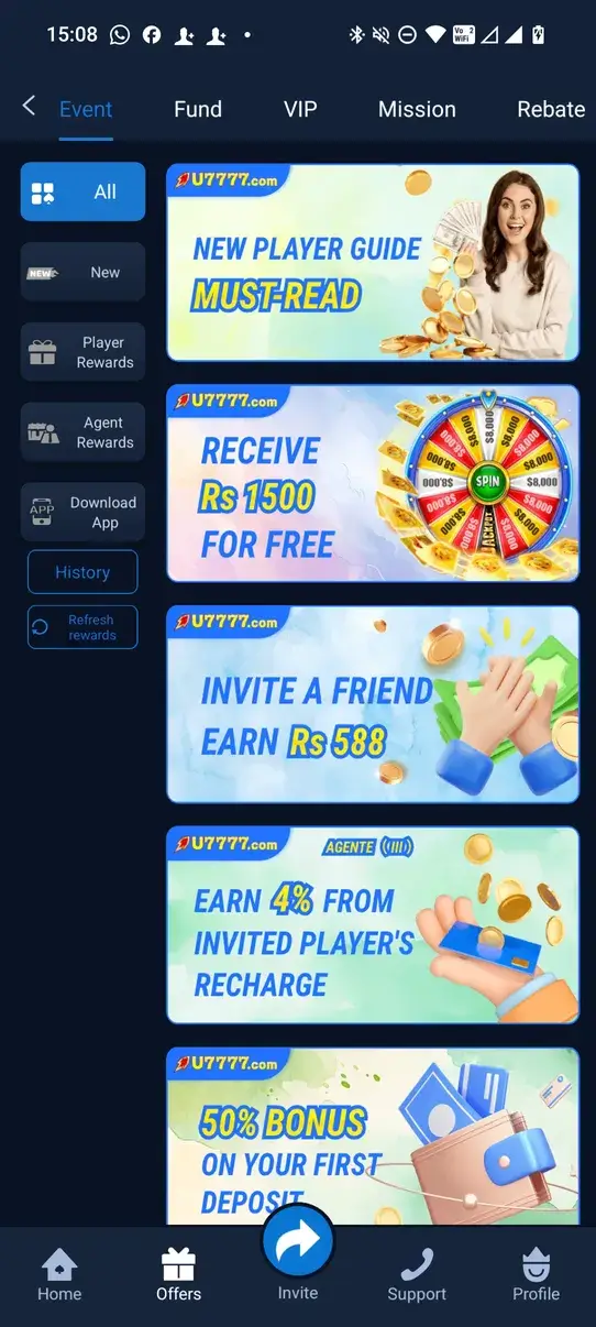 Screenshot U7777 APK