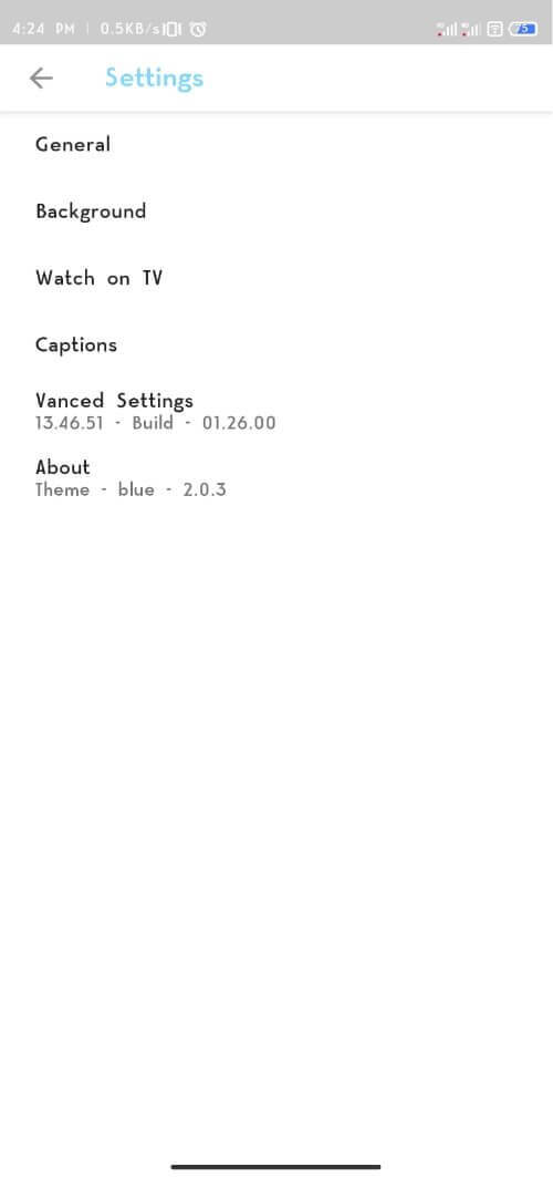 Screenshot YouTube Azul APK v13.46.51