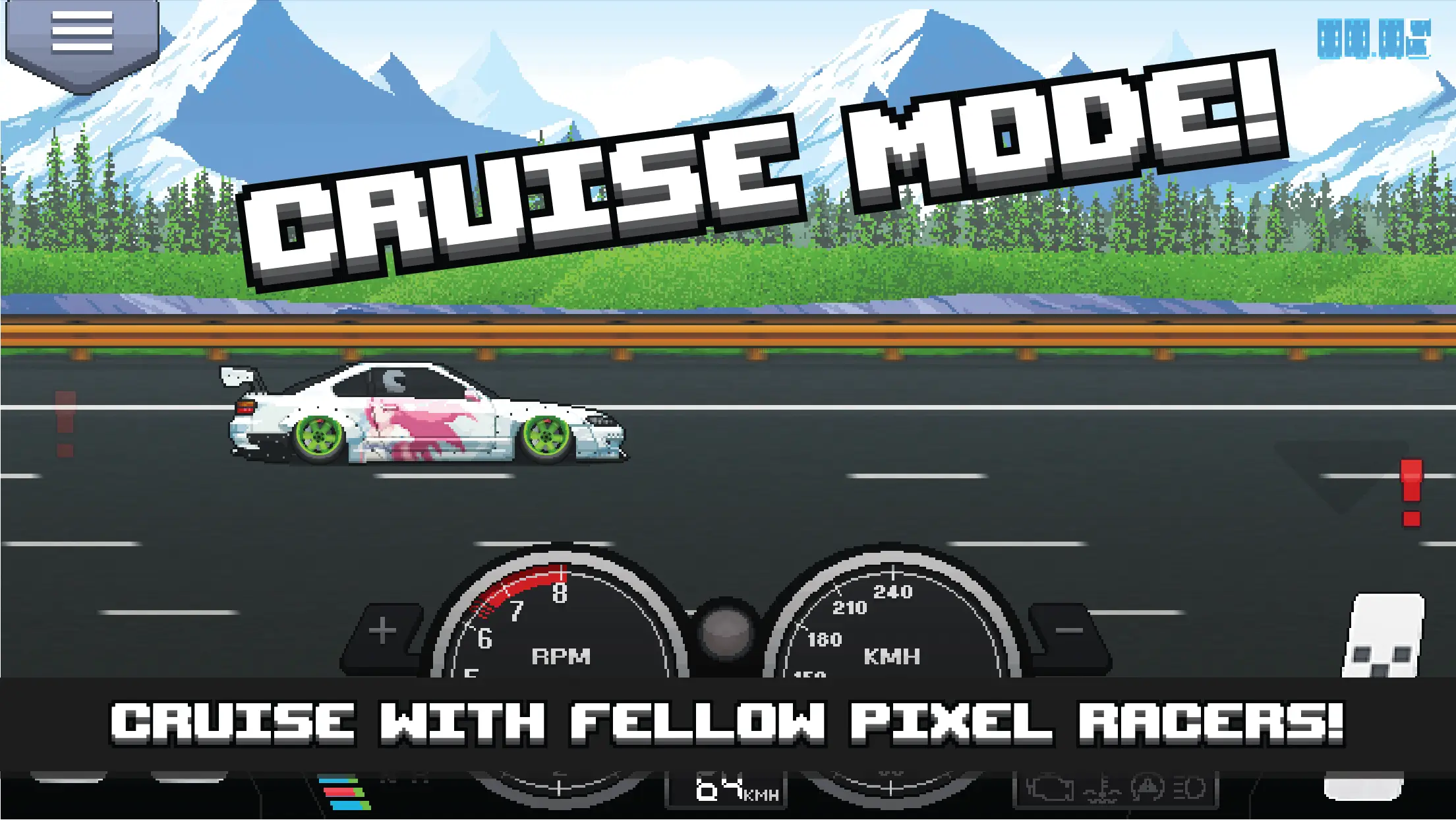 Screenshot Pixel Car Racer APK