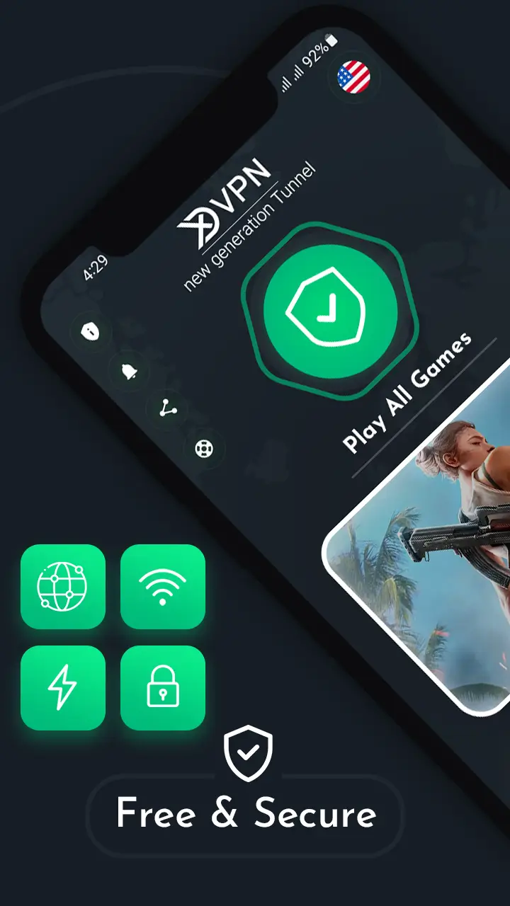 Screenshot Xd VPN APK (v22.0) untuk Android