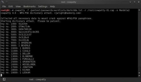 Screenshot coWPAtty APK 4.8 untuk Android