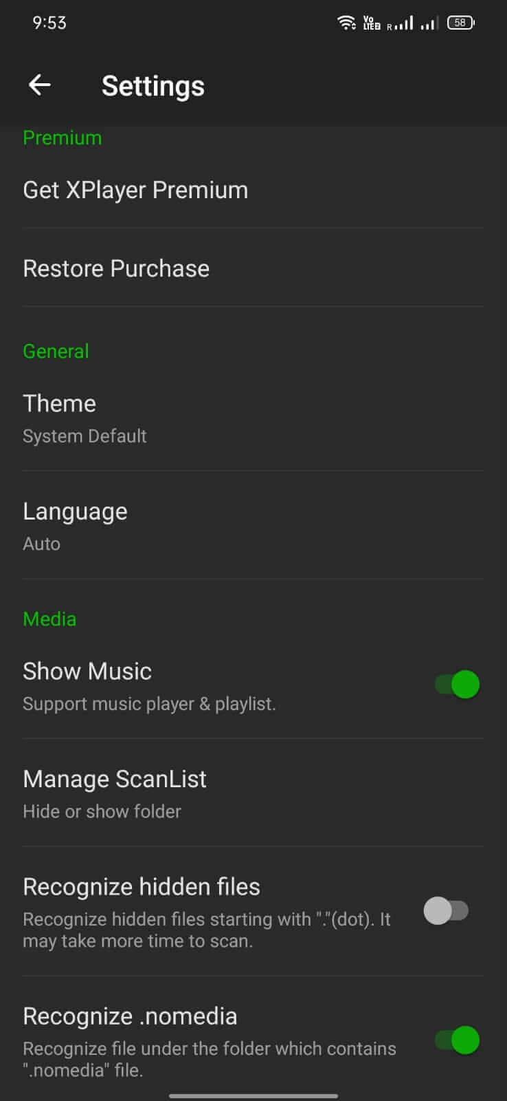 Screenshot XPlayer APK 2.6.1