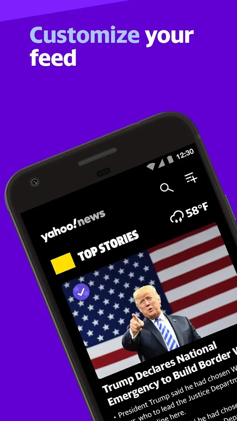 Screenshot Yahoo Newsroom APK