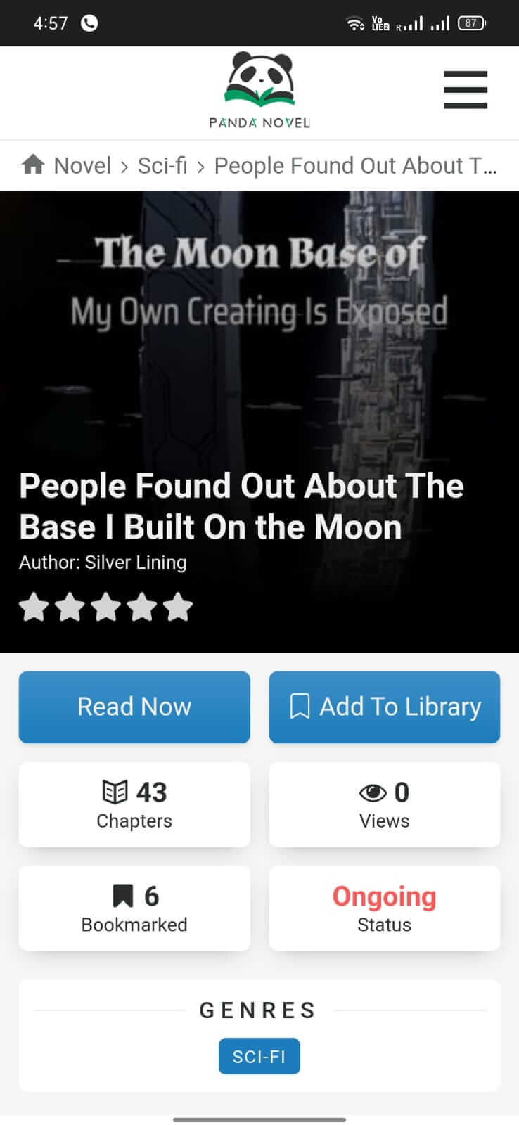 Screenshot Panda Novel APK