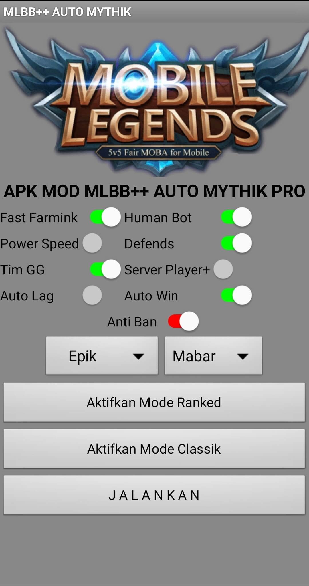 Screenshot Mobile Legends Rank Booster APK v1.0