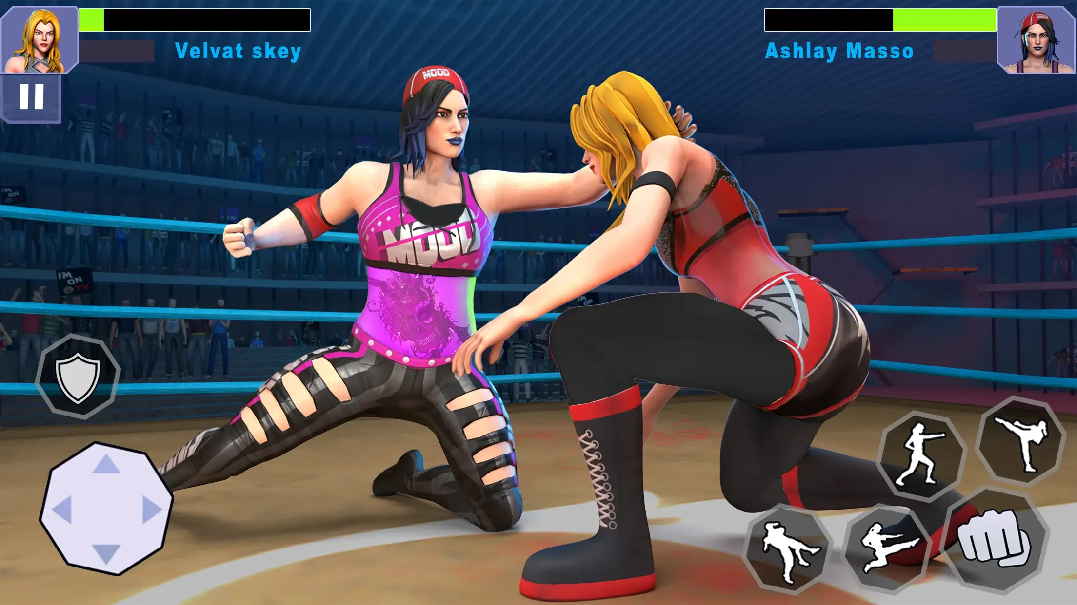 Screenshot Bad Girls Wrestling Rumble APK