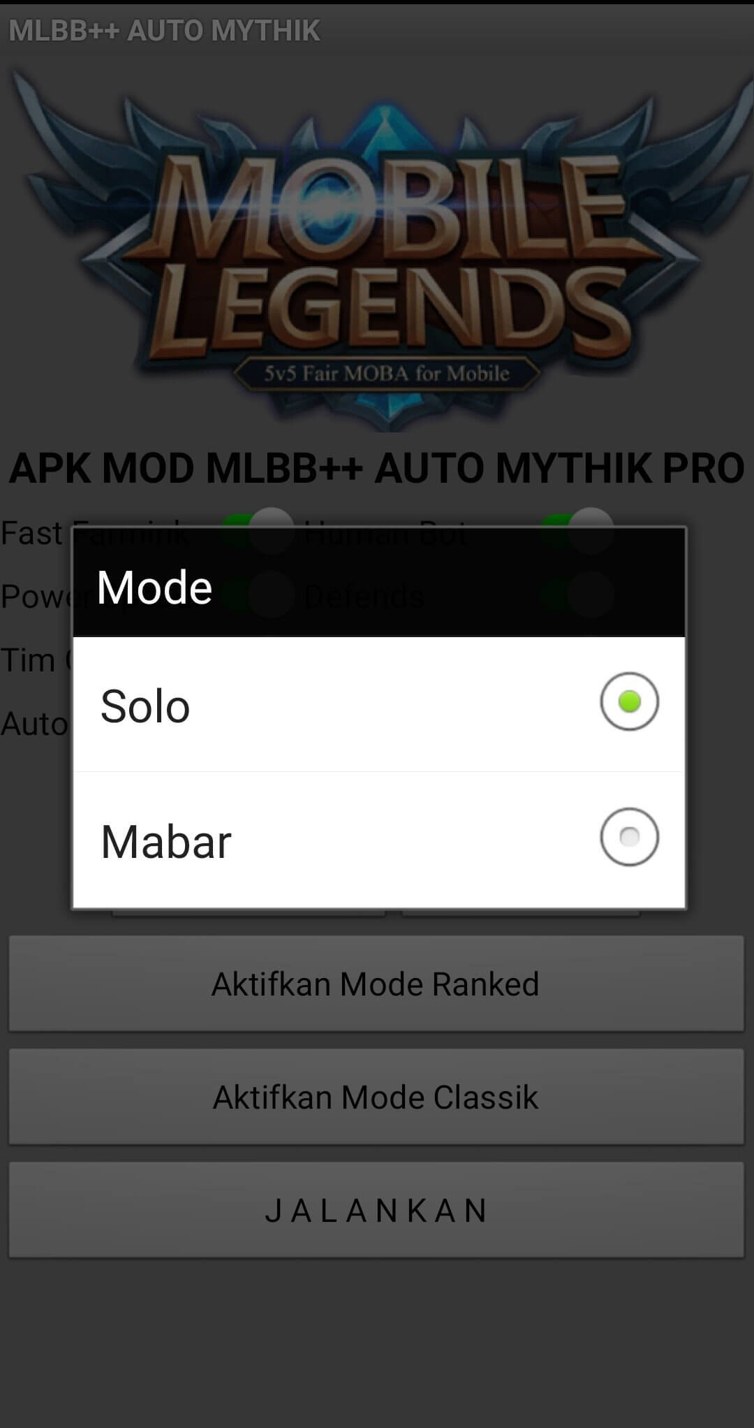 Screenshot Mobile Legends Rank Booster APK v1.0