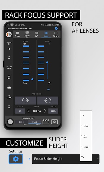 Screenshot Blackmagic Camera APK