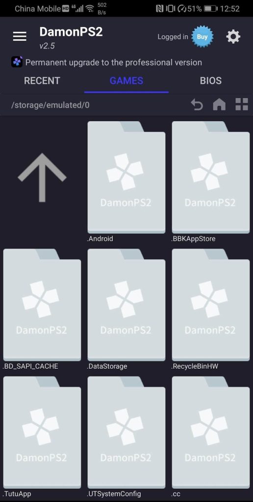 Screenshot DamonPS2 Pro APK