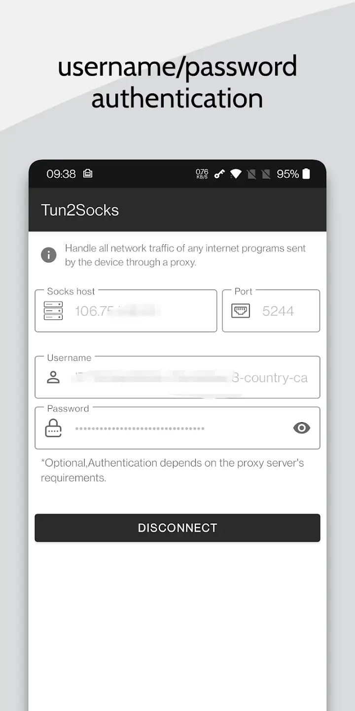Screenshot Tun2Socks APK