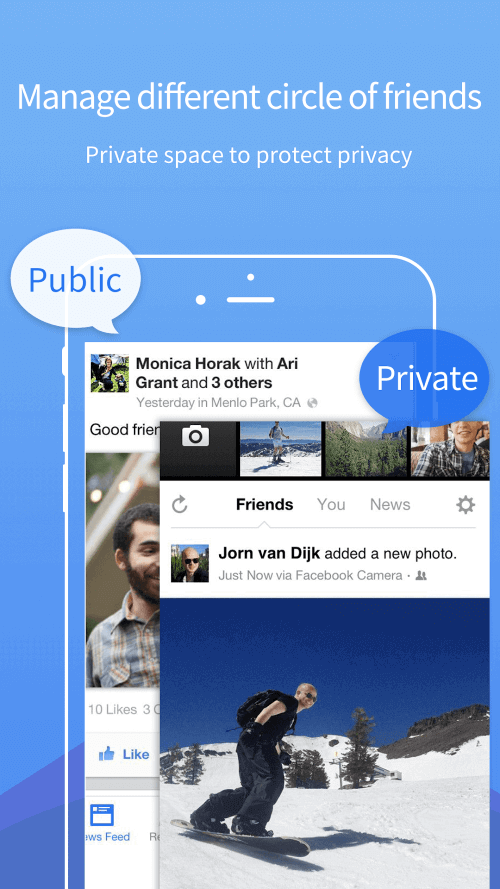 Screenshot Dual Space Pro APK v3.1.1 untuk Android