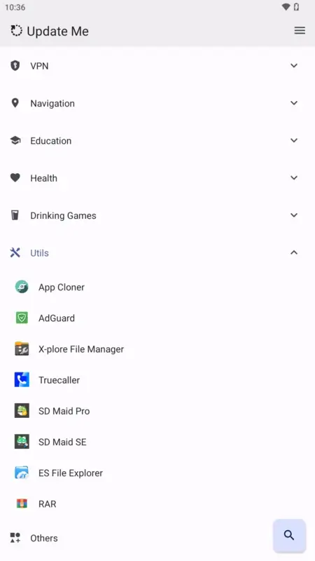 Screenshot Update Me APK v2.2.2