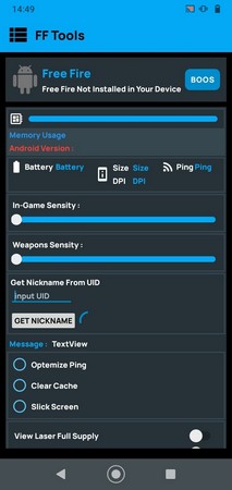 Screenshot FF Tools APK