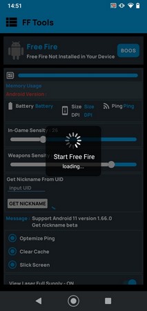 Screenshot FF Tools APK