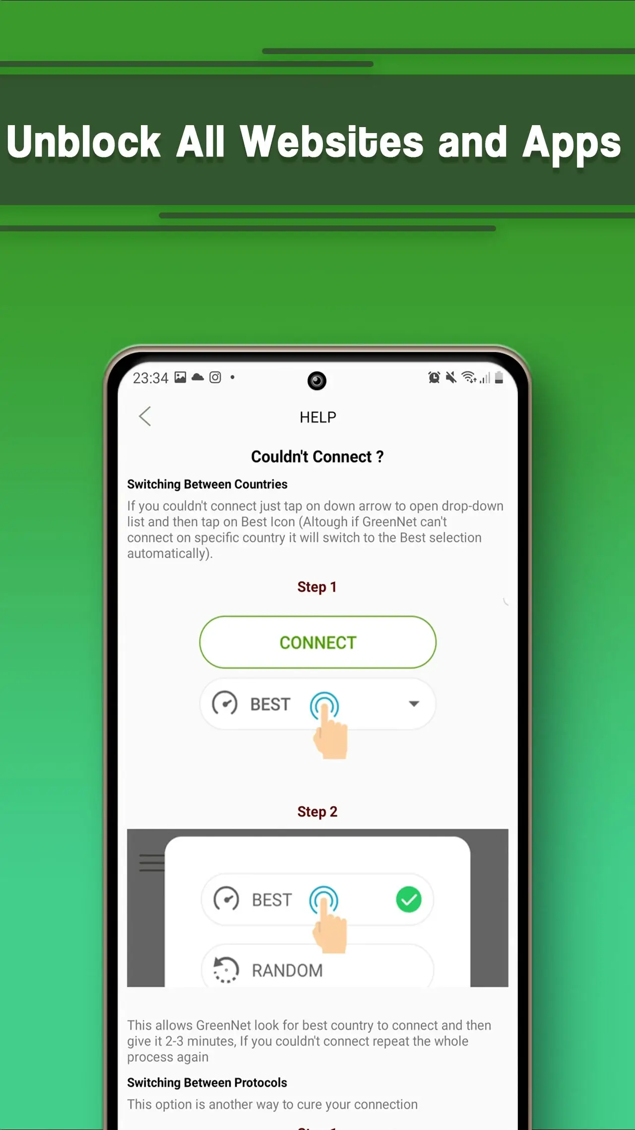 Screenshot GreenNet VPN APK v1.7.23