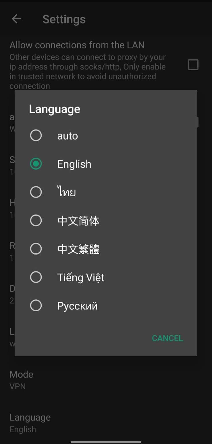 Screenshot 100MB VPN APK v1.8