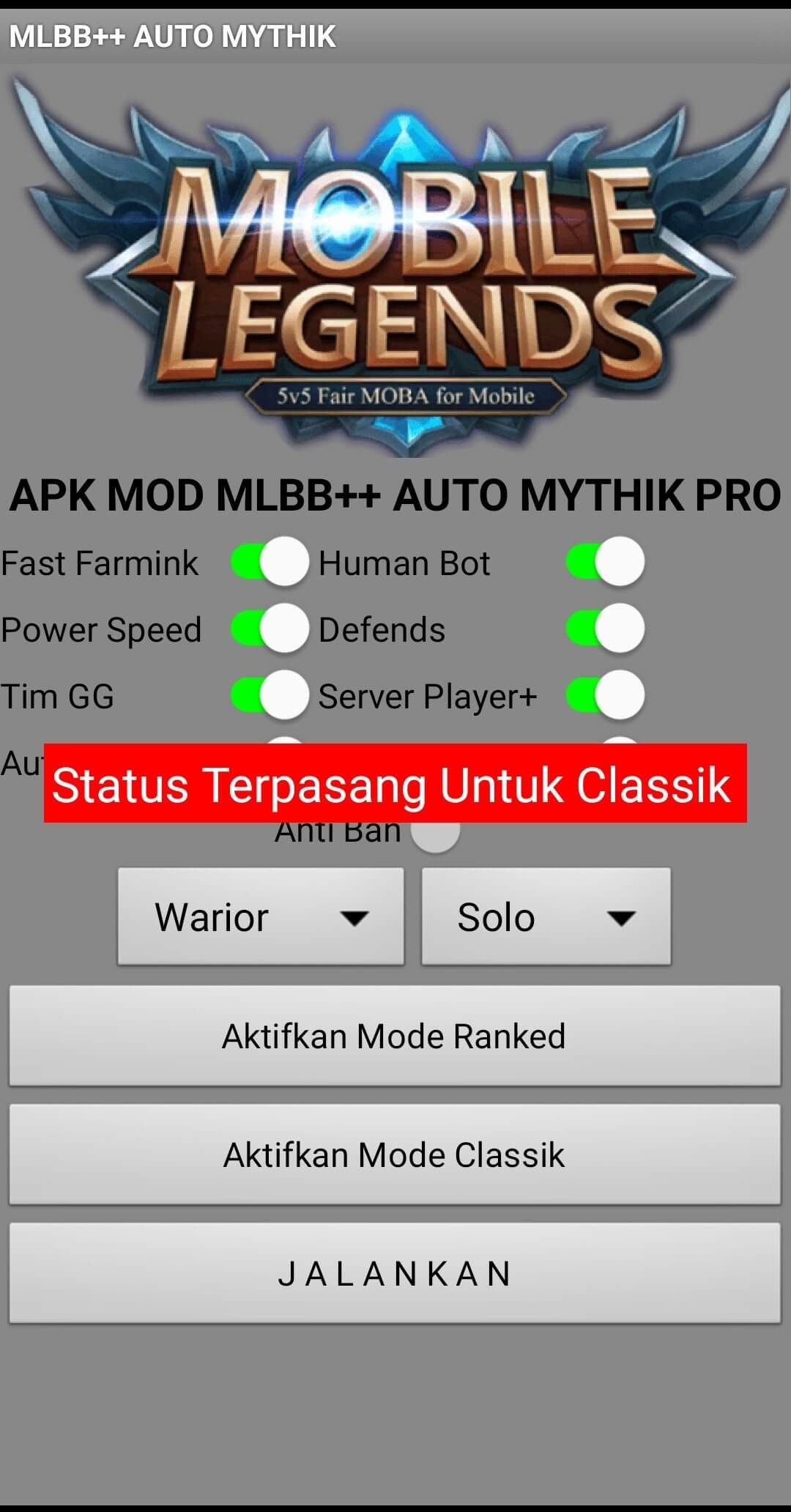 Screenshot Mobile Legends Rank Booster APK v1.0