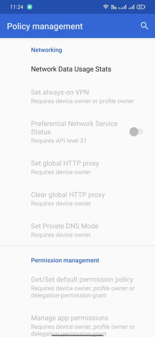 Screenshot Test DPC APK v9.0.16 untuk Pengujian Aplikasi Android