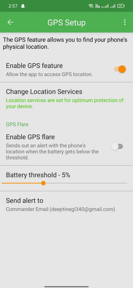 Screenshot Wheres My Droid APK