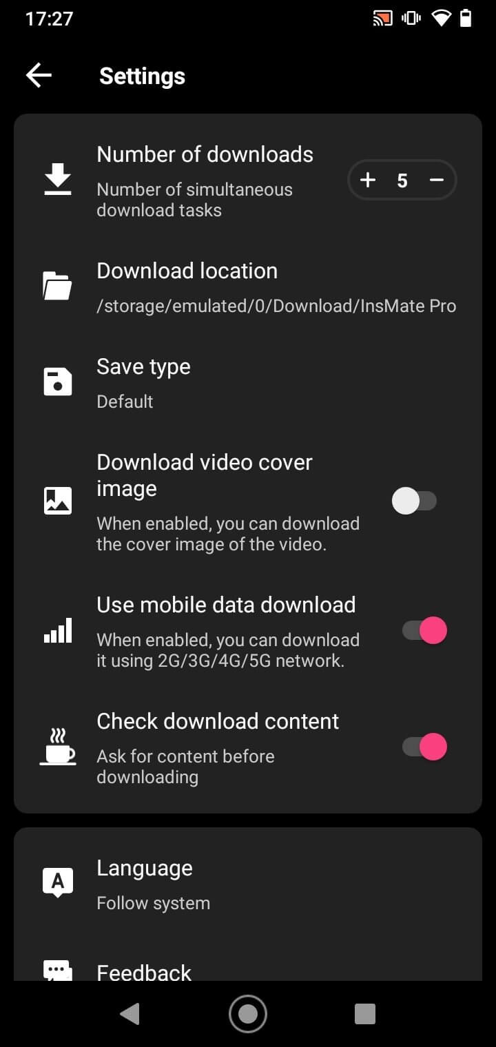 Screenshot InsMate Pro APK
